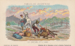 Fables De La Fontaine - Le Cheval Et L'âne (collection De La Kolarsine Et De La Solution Pautauberge) - Fairy Tales, Popular Stories & Legends