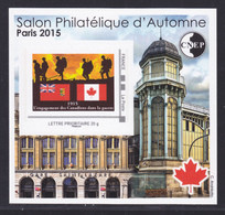 CNEP N° 69 NEUF ** LUXE - SALON D'AUTOMNE PARIS 2015, Bloc Autoadhésif, TB - CNEP