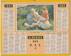 Almanach Des P.T.T. - 1964 - Des Bons Copains - Petit Format : 1961-70