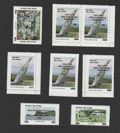 Great Britain, Gugh Island, Collection Of 8 Mint 1978 Stamps. - Cinderellas