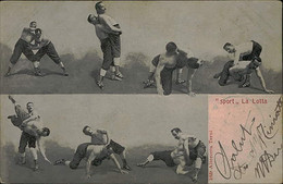 SPORT - 1900s POSTCARD -  LUTTE LIBRE / FREESTYLE WRESTLING / LA LOTTA - EDIT ALTEROCCA (3209) - Worstelen