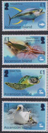 ASCENSION, 2021, MNH, THE BLUE BELT PROGRAMME, BIRDS, FISH, TURTLES, SHRIMPS, 4v - Fishes