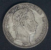 Österreich, 1 Florin 1860 A, Silber - Autriche