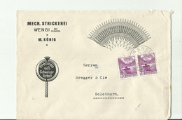Ch Cv 1938 WENGI - Storia Postale