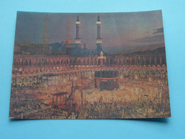 The HOLY KA'ABA " Day And Night ( 3D Card Copyright Muhag Trading Design No.S-6 ) Anno 1977 ( Zie/voir Photo ) ! - Saudi Arabia