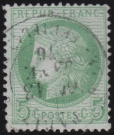 France    .   Y&T    .  53      .     O     .   Oblitéré - 1871-1875 Ceres