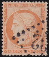 France    .   Y&T    .  38     .     O     .   Oblitéré - 1870 Beleg Van Parijs