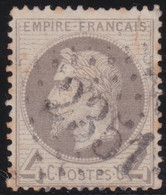 France    .   Y&T    .    27  (2 Scans)      .     O     .   Oblitéré - 1863-1870 Napoléon III Lauré
