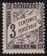 France    .   Y&T    .   Taxe  12    .     (*)     .      Pas De Gomme - 1859-1959 Mint/hinged