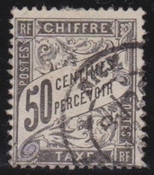 France    .   Y&T    .   Taxe  20  (2 Scans)       .    O       .     Oblitéré - 1859-1959 Gebraucht