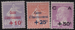 France    .   Y&T    .   249/251  (2 Scans)     .    *    .      Neuf  Avec  Gomme D'origine Et  Charnière - Neufs