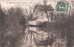 CPA - La Crue De L'Oise à Butry - Le Chemin De La Riviere - Butry