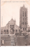CPA - Beaumont-sur-Oise - Façade De L'Église Et Le Grand Escalier - Beaumont