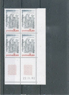 COINS DATES- SERV. N°72**- 2,60f UNESCO-BRESIL-21-11-82 - 1980-1989