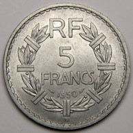 5 Francs Lavrillier, 1950 B 5beaumont-le-Roger), Aluminium - IV° République - 5 Francs