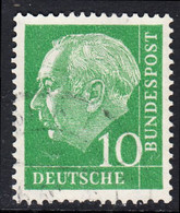 !b! GERMANY Mi. 0183 USED SINGLE Bundespräsident Theodor Heuss (p) - Gebraucht