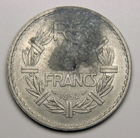 RARE 5 Francs Lavrillier, 1952, Aluminium - IV° République - 5 Francs