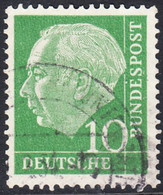 !b! GERMANY Mi. 0183 USED SINGLE Bundespräsident Theodor Heuss (y6) - Gebraucht