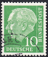 !b! GERMANY Mi. 0183 USED SINGLE Bundespräsident Theodor Heuss (z2) - Gebraucht