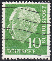 !b! GERMANY Mi. 0183 USED SINGLE Bundespräsident Theodor Heuss (z5) - Gebraucht