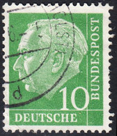 !b! GERMANY Mi. 0183 USED SINGLE Bundespräsident Theodor Heuss (z6) - Gebraucht