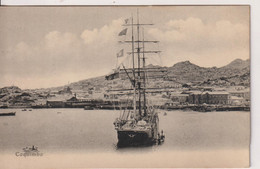 CHILE - COQUIMBO - UNtitled Harbour View With Sailing Ship Etc - Chili