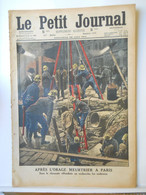 LE PETIT JOURNAL N°1232 - 28 JUIN 1914 - POMPIERS DE PARIS - ORAGE DEVASTATEUR AUX CHAMPS - Le Petit Journal