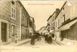 52 BOURBONNE LES BAINS GRANDE RUE. CARTE UTILISEE POUR COMMANDER CHEZ BLOT GALLAND TOURNUS - Bourbonne Les Bains