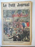 LE PETIT JOURNAL N°1236 - 26 JUILLET 1914 - BAL DU 14 JUILLET PARIS - PHILIPPE AUGUSTE A BOUVINES - Le Petit Journal