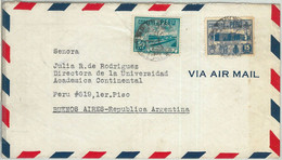 69342 -  PERU   - POSTAL HISTORY -  AIRMAIL  COVER To ARGENTINA 1947 - Peru