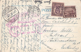 USA - PICTURE POSTCARD 1928 -ZEPPELIN- > STUTTGART / GR172a - 1c. 1918-1940 Brieven