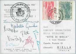 76160  - MOUNTAINEERING - Postal History : ITALIAN EXPEDITION To PERU  1963 - Peru