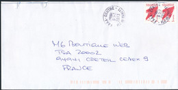 Polynésie 2013 - YT 977 Sur Lettre - Storia Postale