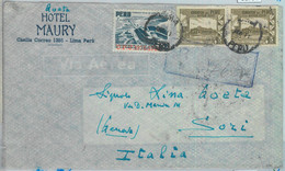 81704 - PERU - POSTAL HISTORY -   HOTEL  COVER To ITALY  1951 - Peru