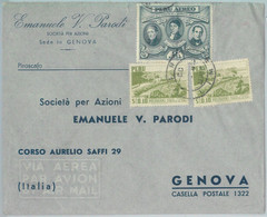 81707  -  PERU - POSTAL HISTORY -   AIRMAIL  COVER To ITALY  1953 - Peru