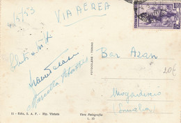 CARTOLINA 1953 L.50 (RY4864 - 1946-60: Marcophilia