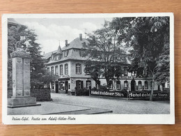 Prüm-Eifel Partie Am Adolf-Hitler-Platz Restaurant Hotel Goldner Stern - Pruem