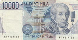 BANCONOTA ITALIA L.10000 VOLTA VF (RY4917 - 10000 Lire