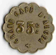 Grand Café D'Alger 35c - Monétaires / De Nécessité