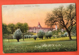 ZMO-21 Colombier, Le Château, Prairie En Fleurs. Cachets Boudry Et Corcelles Neuchâtel 1907 - Boudry