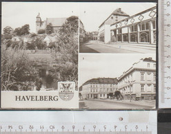 Havelberg Blick Zum Dom Ernst Thälmann Straße Karl Marx Platz Mit Rathaus Ungelaufen ( AK 2357 ) - Havelberg