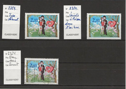 VARIETE FRANCAISE N° YVERT   2354c - Unused Stamps