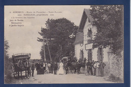 CPA [44] Loire Atlantique Saint Nazaire Attelage Courrier Jeu De Boules écrite Voir Dos - Saint Nazaire