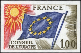 1976, Frankreich Dienstmarken Für Den Europarat, 19 U, ** - Other & Unclassified