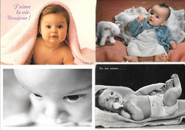 Lot 14 Cartes Postales - Bébés - Cartes Scannées Recto Verso - Baby Babies - 5 - 99 Cartes