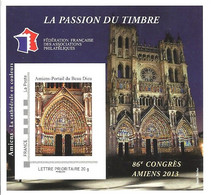 Passion Du Timbre - Feuillet Neuf ** FFAP De 2013 - Amiens - Portail Du Beau Dieu - FFAP