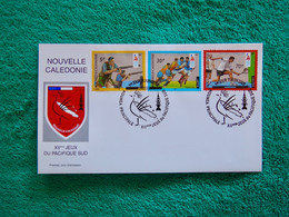 FDC : Enveloppe 1er Jour "JEUX PACIFIQUE SUD 2012" - N-C. - Usati