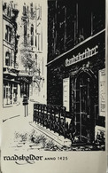 Gent - Gand /  Reklame Kaart // Restaurant - Tea Room - Cafe Raadskelder Anno 1425 // 19?? - Gent