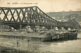 Rouen * Vue Sur Le Nouveau Pont * Péniche Batellerie - Rouen