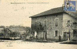 Montbernard * Vue Générale Et Route De Montbernard  * Villa Ferme ? - Autres & Non Classés